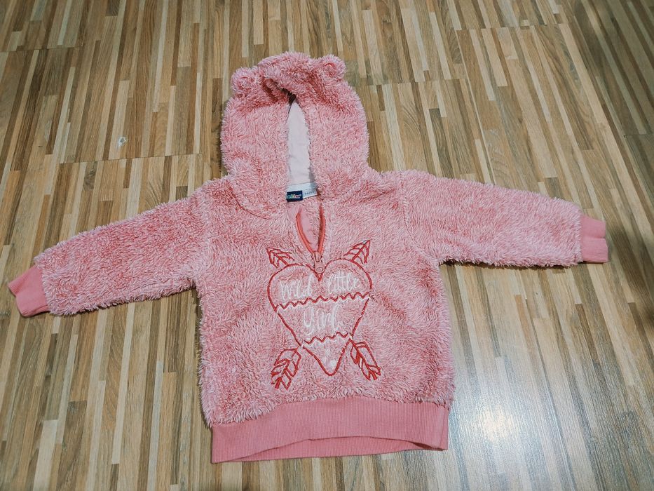 Śliczna bluza miś/pilarek r 74/80