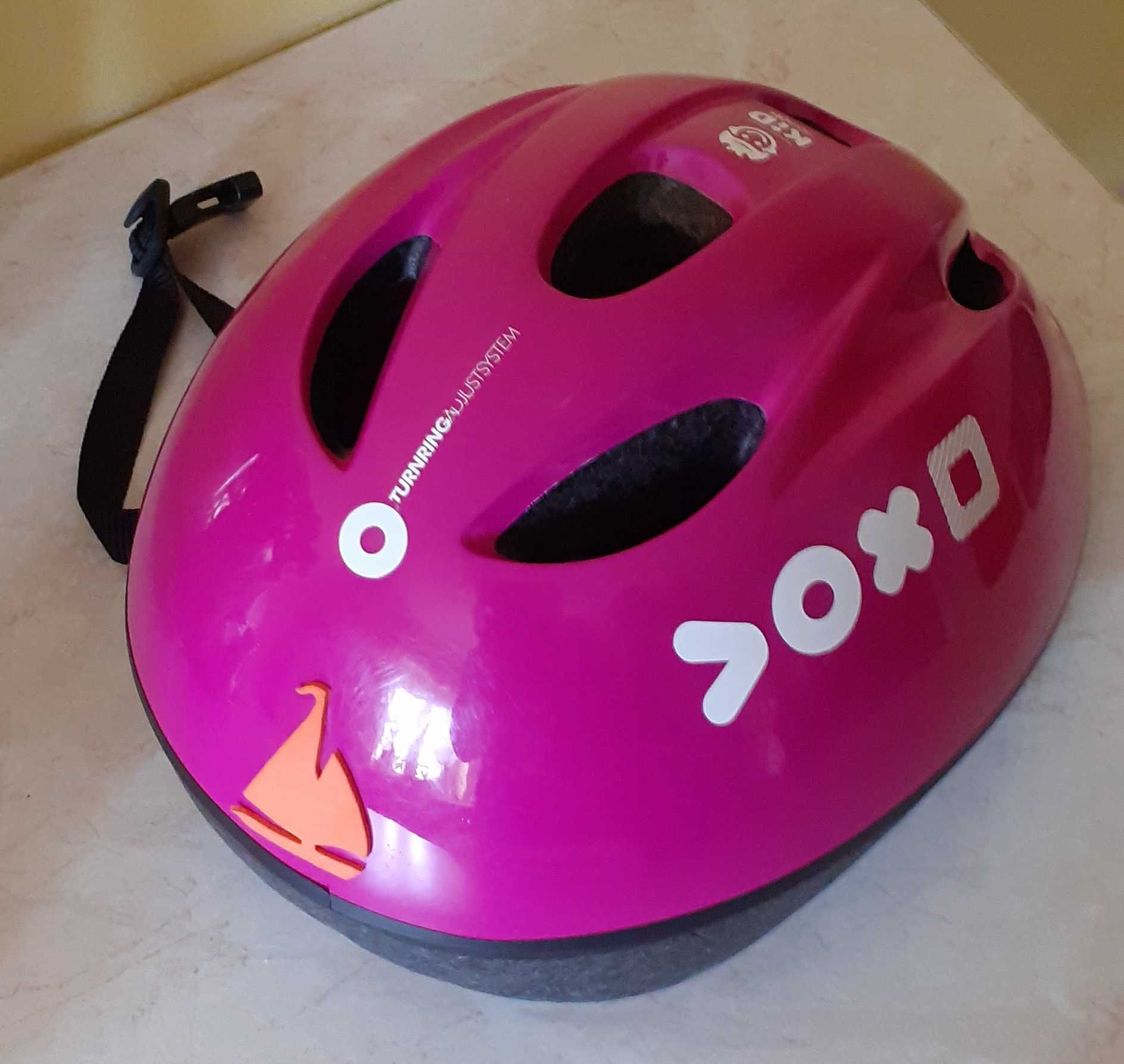 Kask dla dziecka rozmiar M, różowy (Decathlon B'Twin)