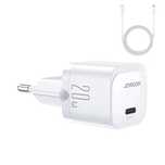 Mini ładowarka Usb C 20w Pd z kablem Usb C - Lightning Joyroom Jr-tcf0