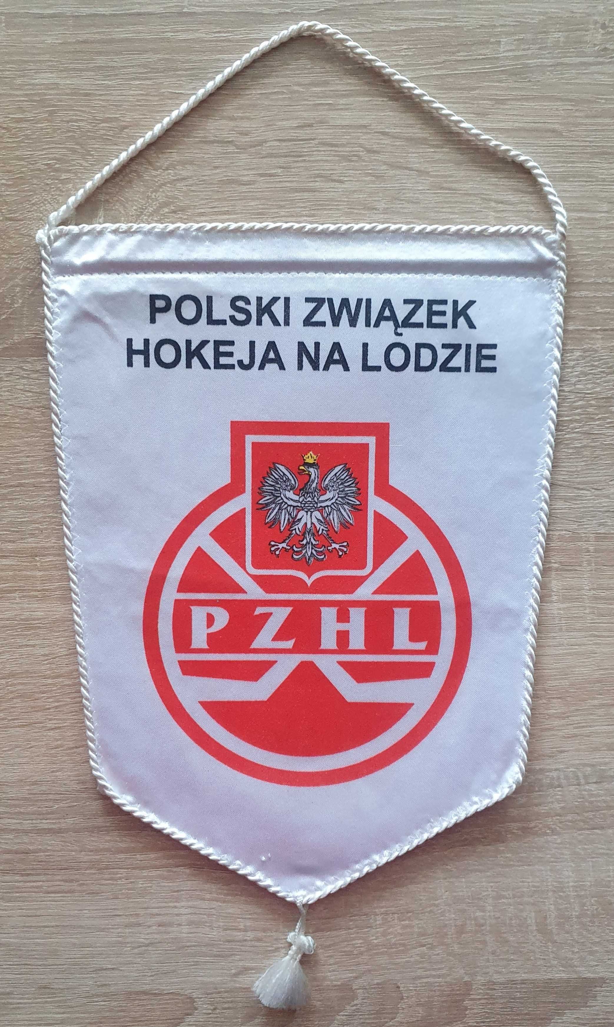 HOKEJ NA LODZIE - Proporczyk PZHL - Unikat !!!