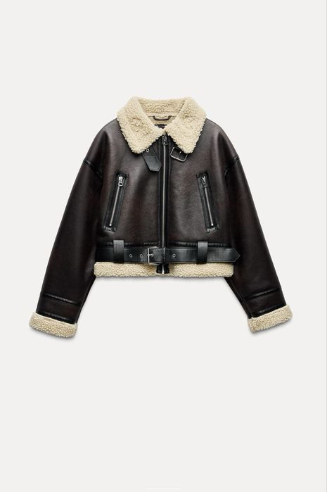 Вкорочена дублянка zara