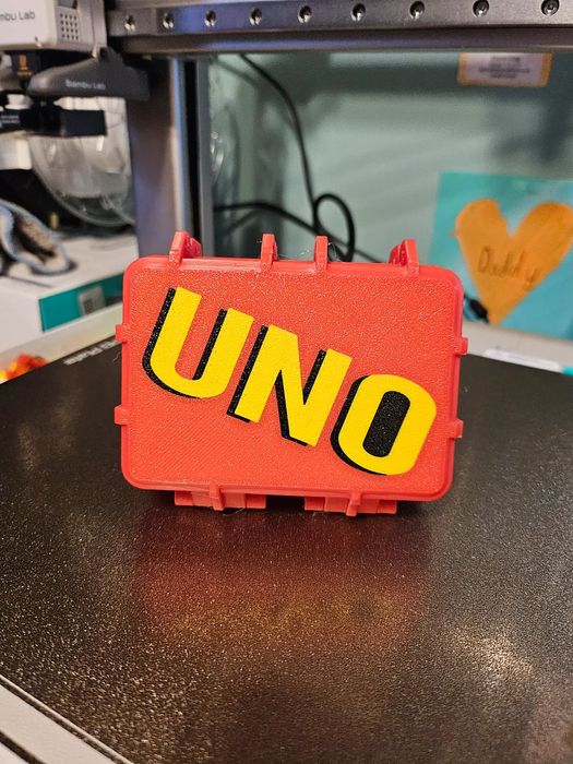 Caixa para Cartas UNO - Design Melhorado