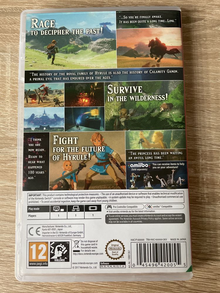 The Legend of Zelda: Breath of the Wild Nintendo Switch Używana