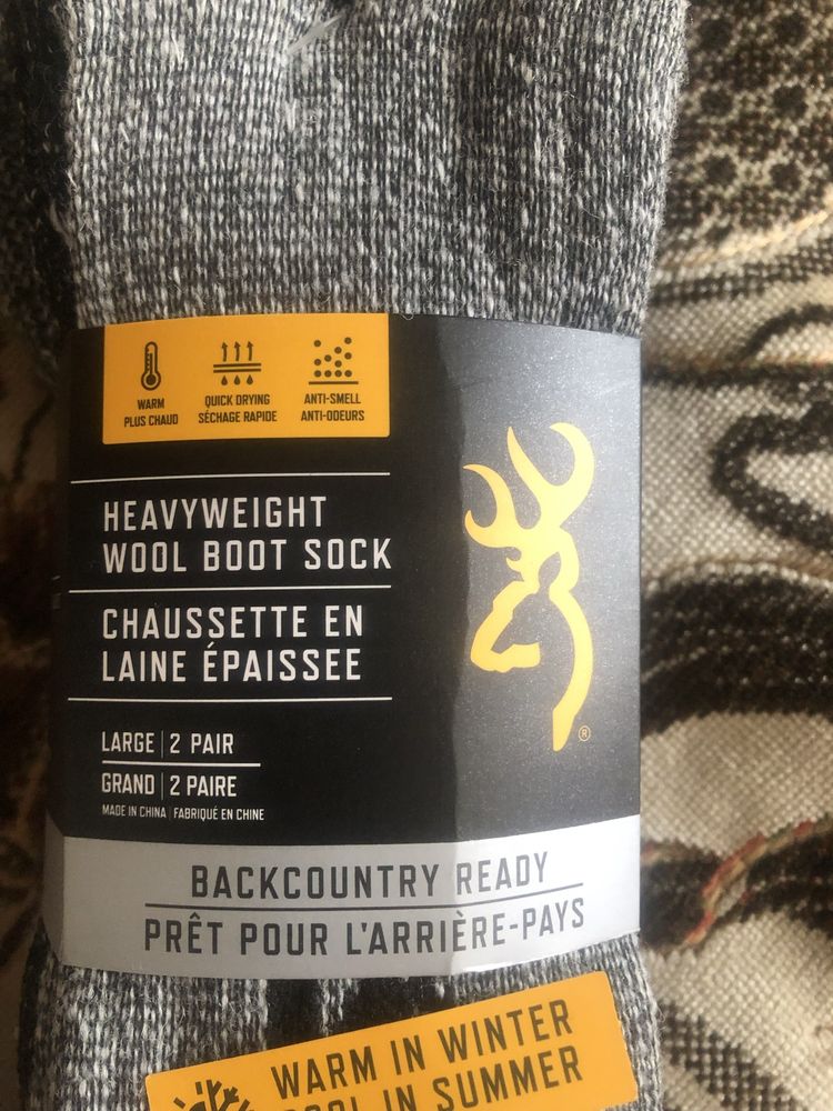 Шкарпетки Browning Heavyweight Wool Boot Socks(2 пари)