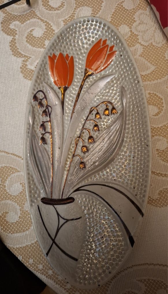Plakieta porcelanowa Steatyt - proj. Z. Buksowicz - PRL