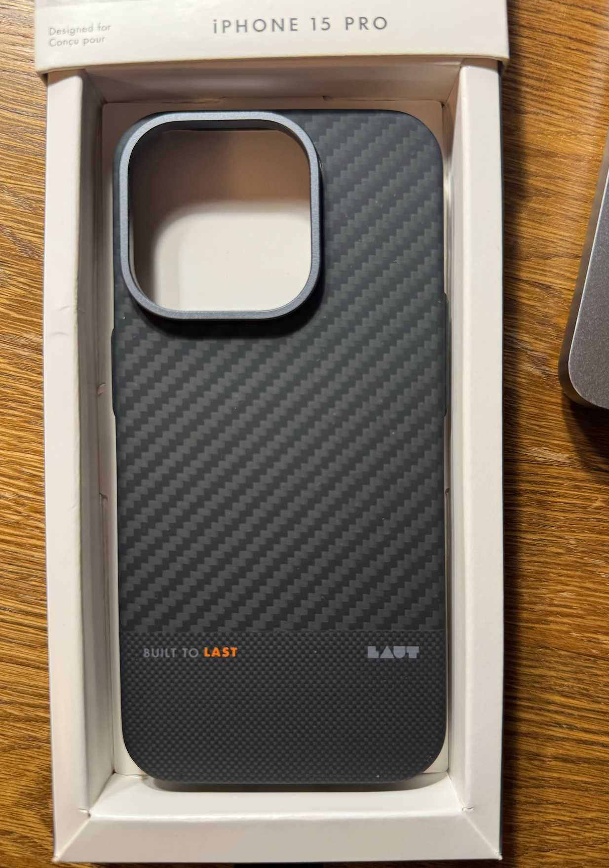 Laut KEV PROTECT Aramid Fiber case for iPhone 15 Pro (Pitaka)