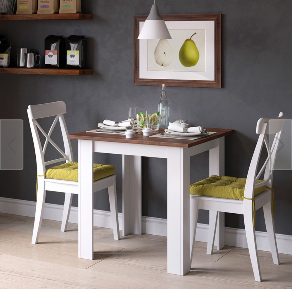 Vicco stół do jadalni KARLOS orzech 80x80 cm