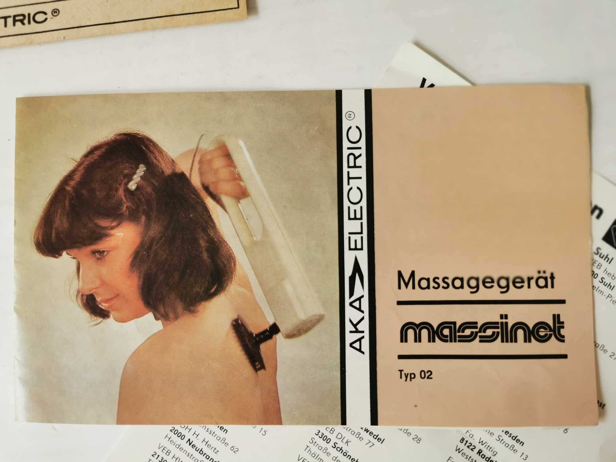 MassażerMassinet AKA-Electric TYP 02 PRL/NRD 1984
