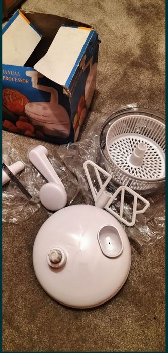 Krajacz 3w1 urządzenie wielofunkcyjne do warzyw mikser ręczny wirówka