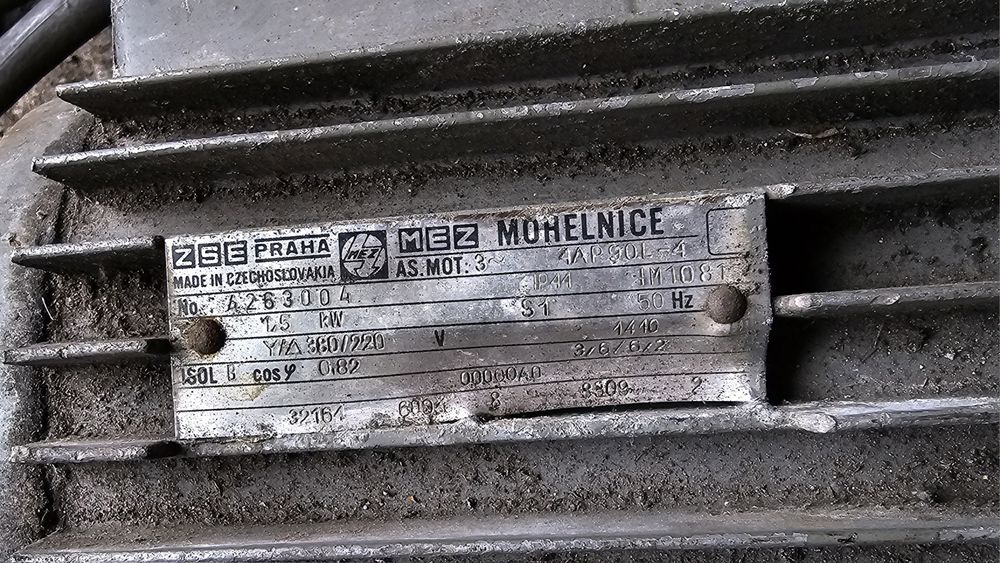 Pompa do brudnej wody szamba 1,5kW ZSE PRAHA MEZ