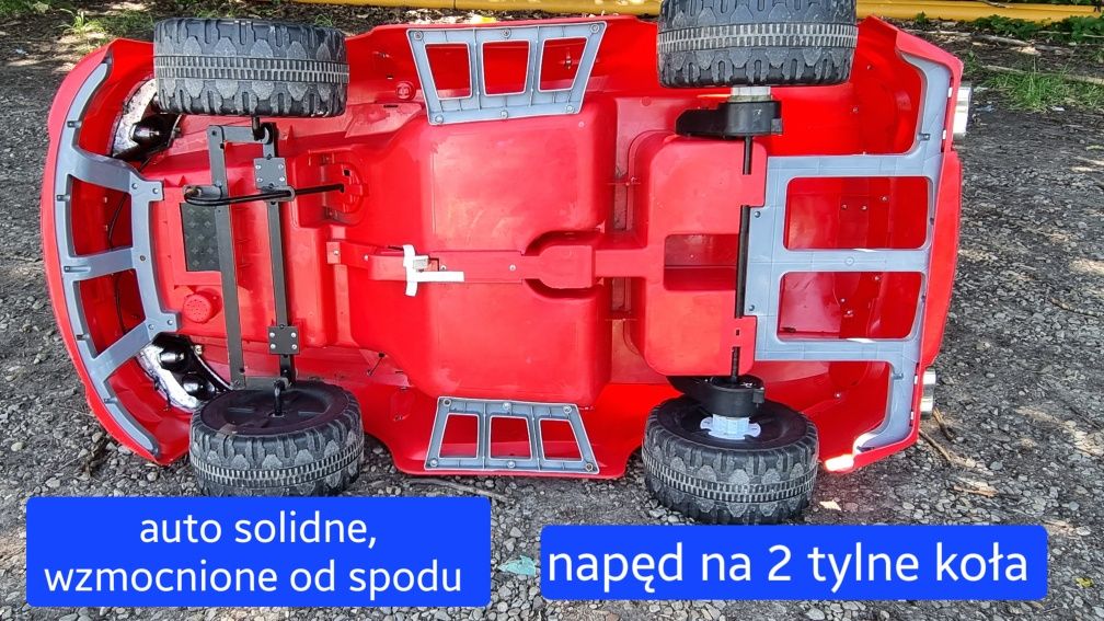 DUŻY samochód auto BMW na akumulator dla dzieci 2 osobowy autko dwoje