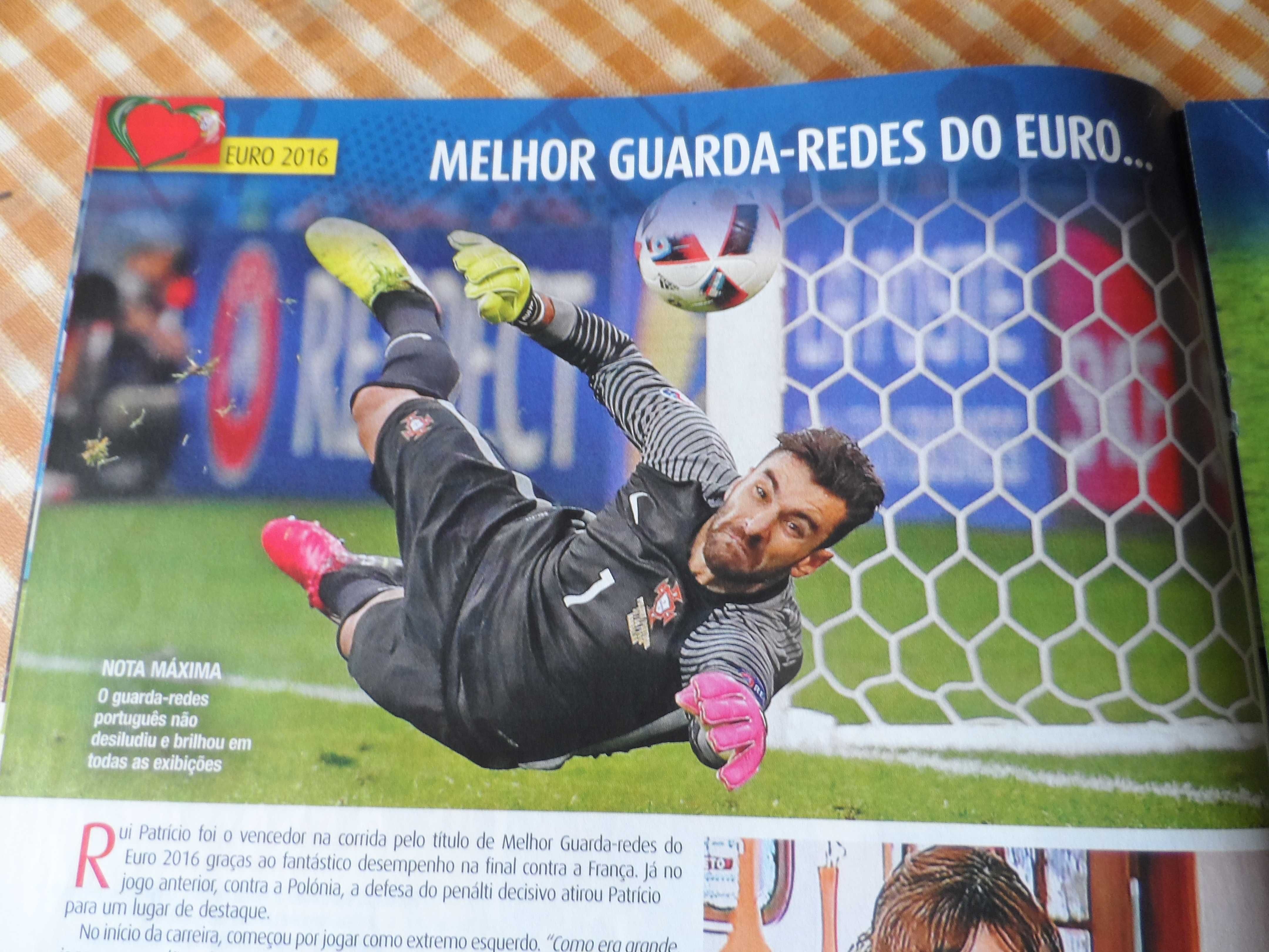 Poster + Revista- CAMPEÕES EUROPEUS Portugal 2016