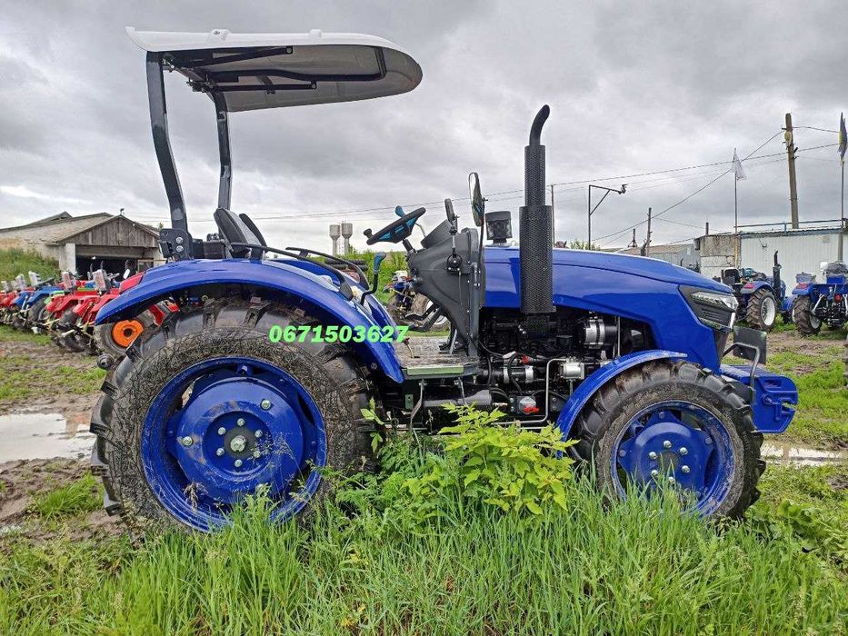 Трактор Файтер TE-504RD Компресор Реверс Колеса на28 ГУР Дводиск зчепл