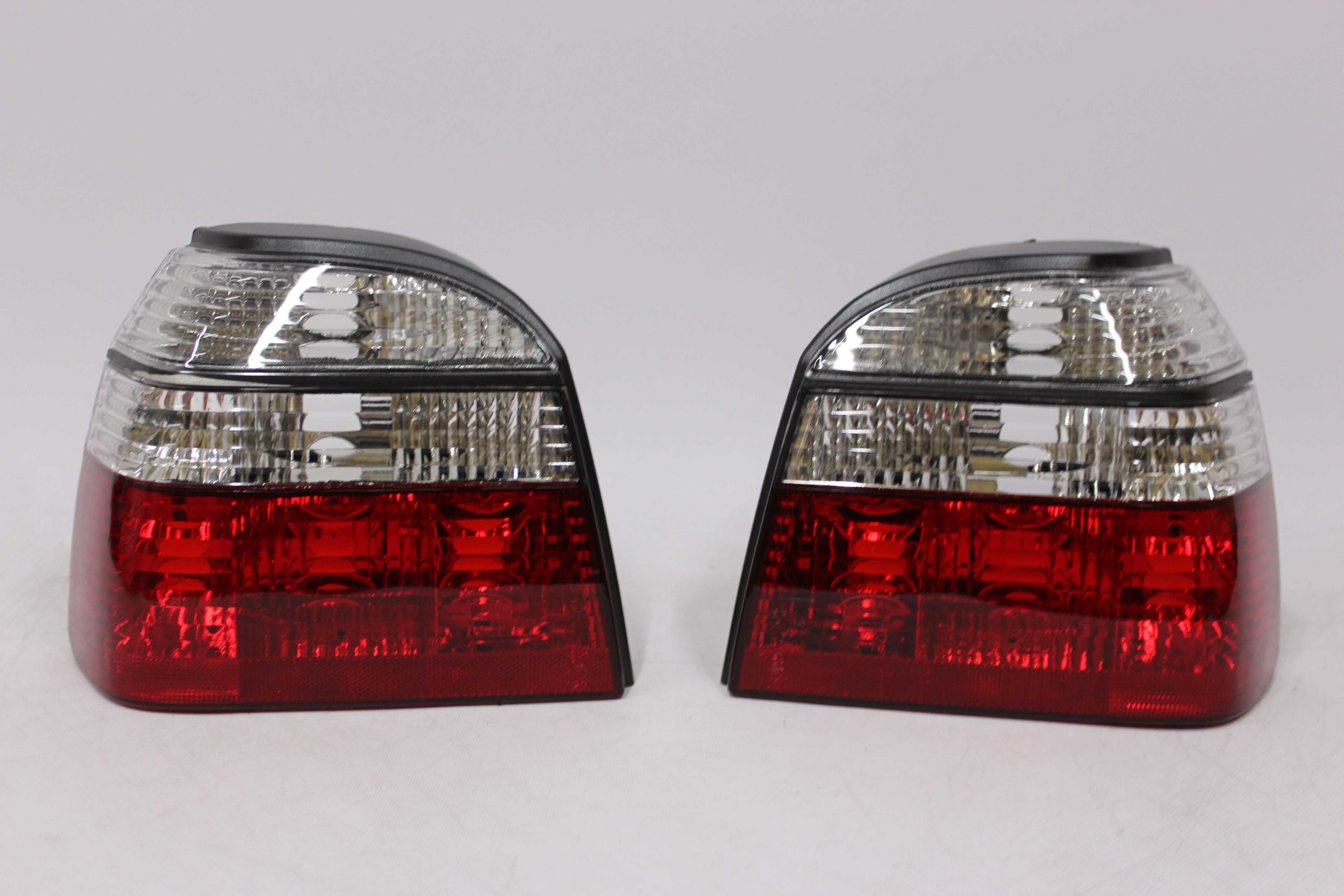 Lampy światła tył tylne VW GOLF 3 III 91-97 RED Clear Tuning NOWE!