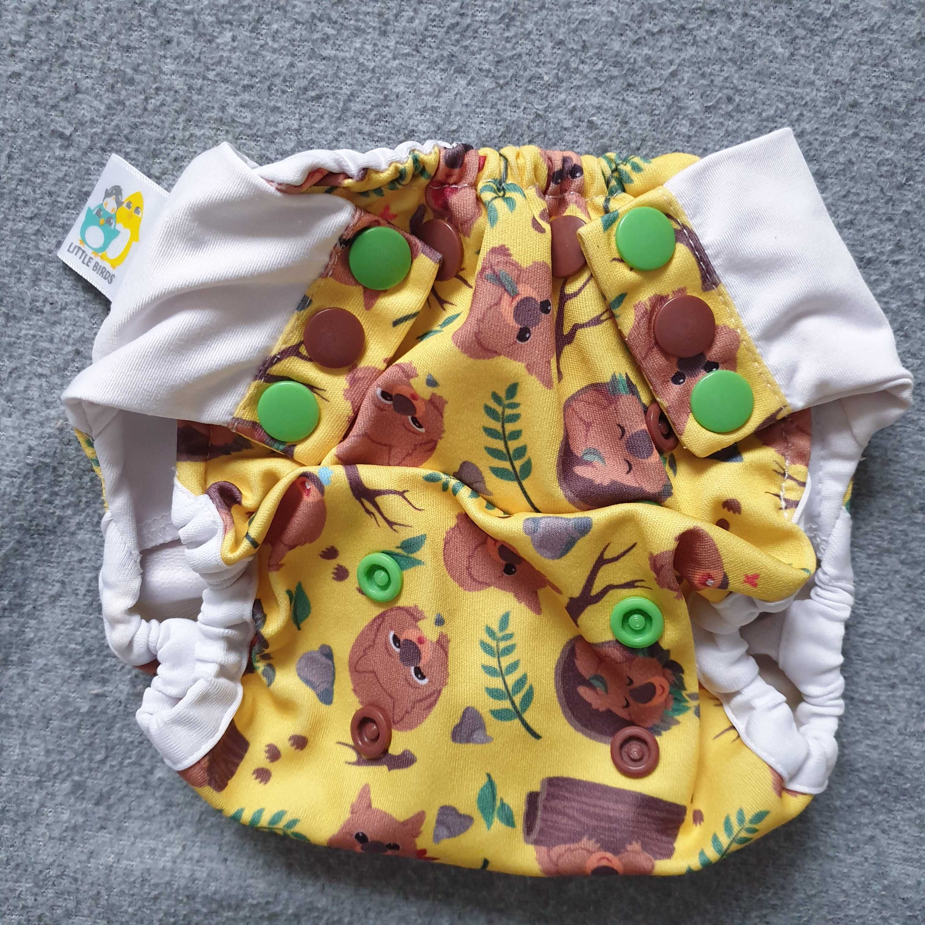 Otulacz PUL lbd Little Birds Diapers napy sio os slim wombat