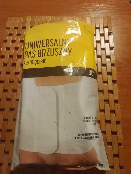pas uniwersalny brzuszny z zapięciem