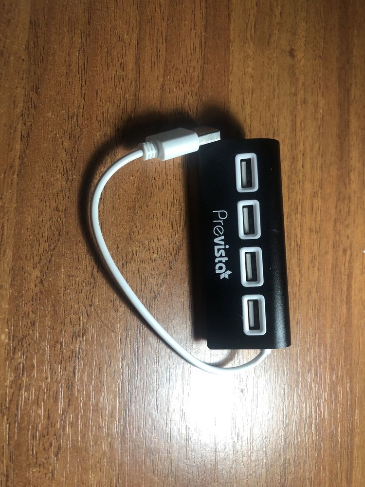 USB-хаб PreVista 4 порти – компактний, зручний, робочий