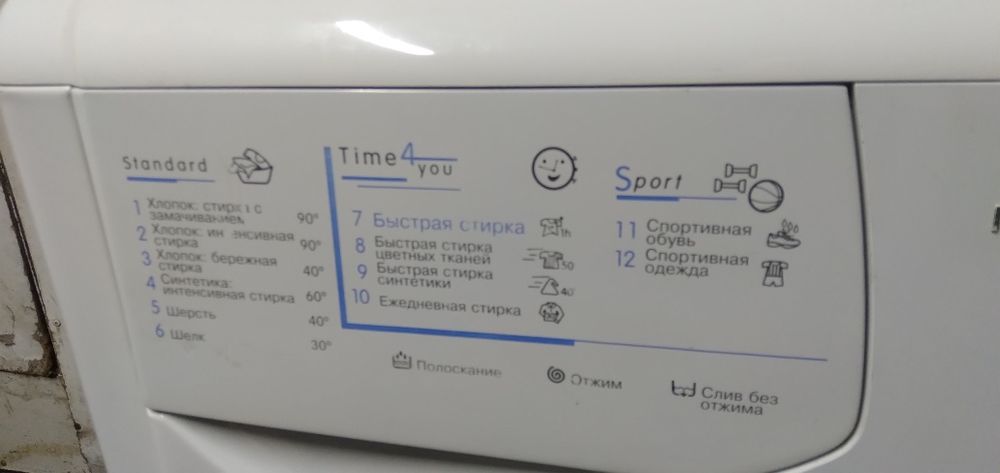 Пральна машина індезіт 5кг.