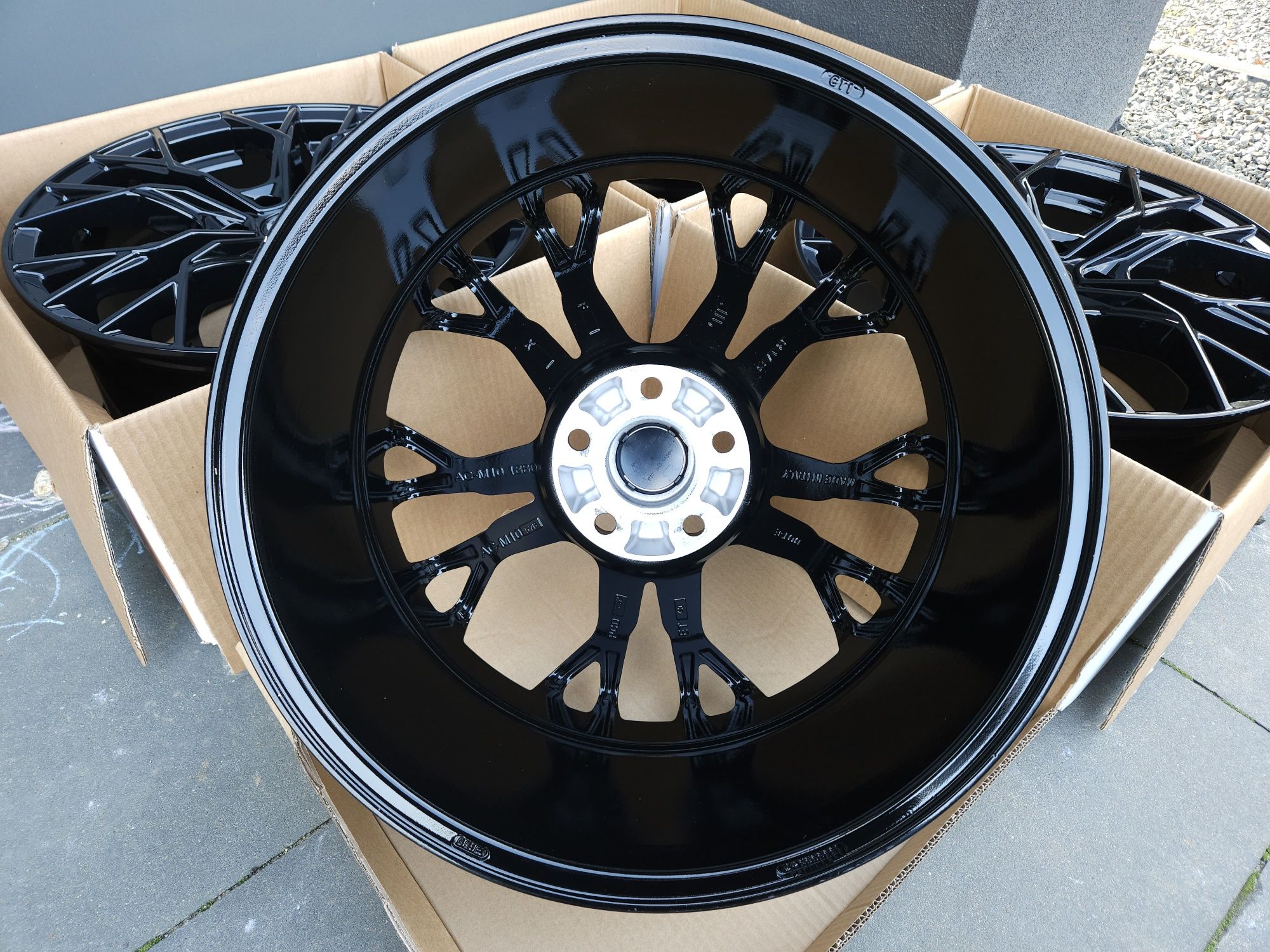 AUDI 19 " Nowe 5x112 A4 / S4 B8 A6 C7 C8 Felgi Czarne Alufelgi