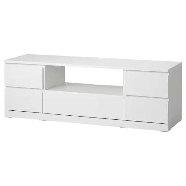 MALM Szafka pod TV, biały, 160x48 Ikea Nowa w kartonach IKEA