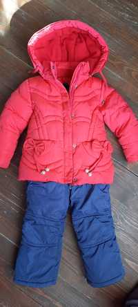 Зимний комбинезон (курточка и штаны) на девочку