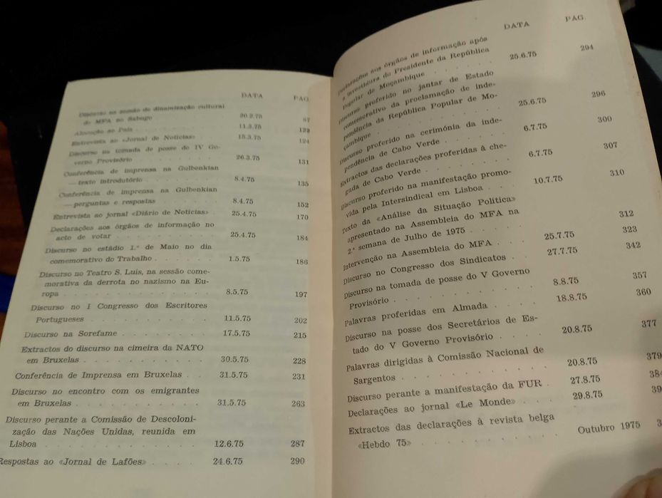 Vasco Gonçalves "Discursos"