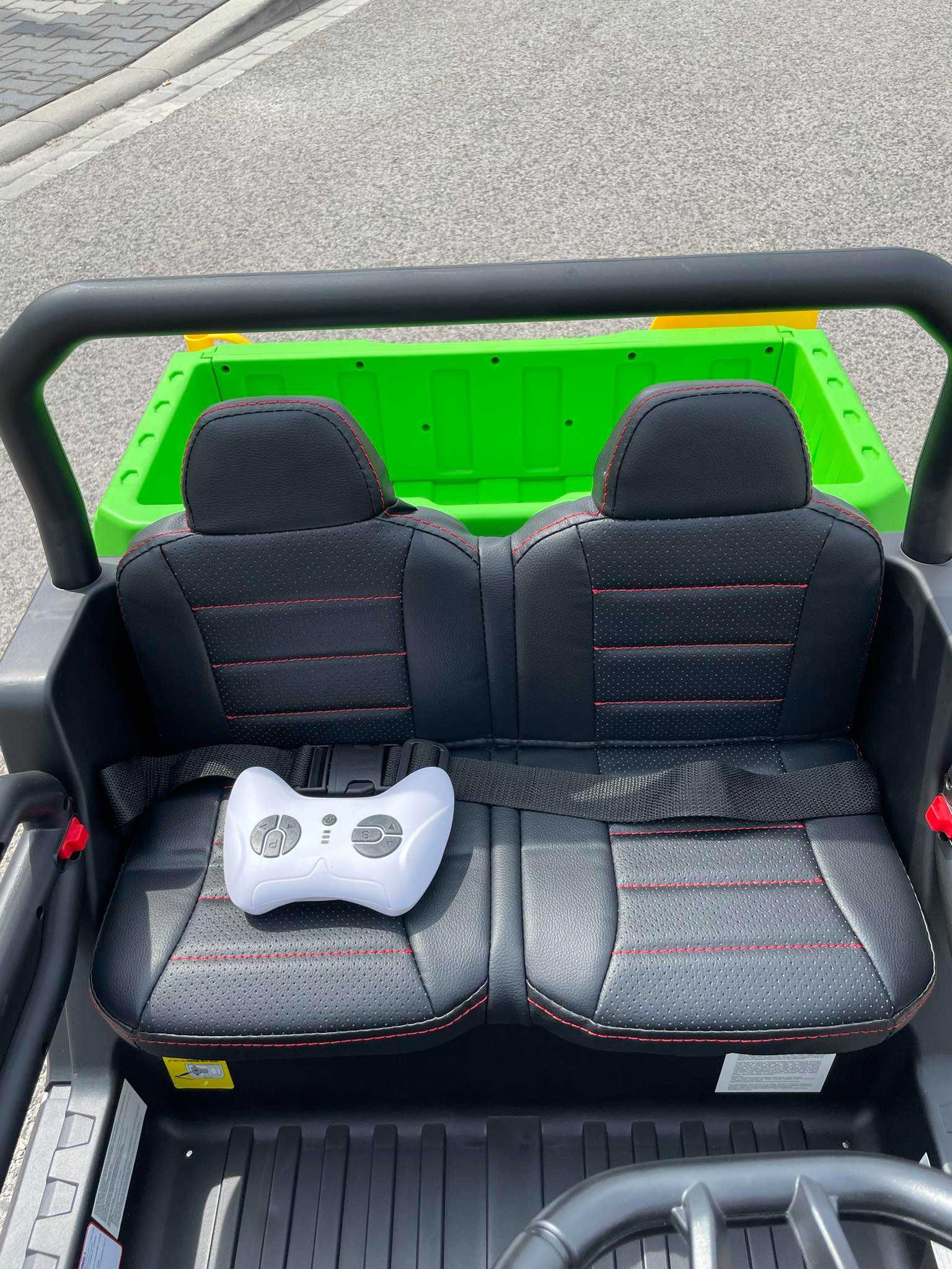 Ciężarówka na akumulator Wywrotka 4x4 EVA USB auto elektryczny kiper