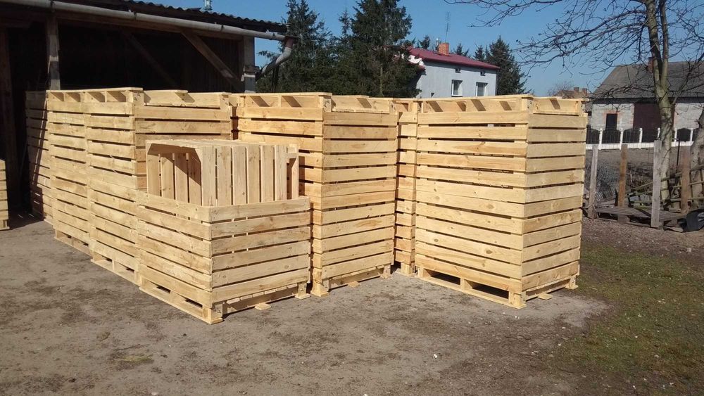 Skrzyniopalety drewniane