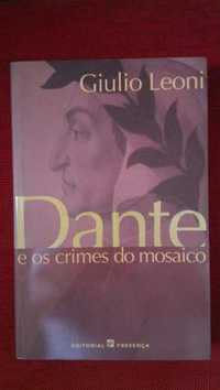 "Dante e os crimes do mosaico" de Giulio Leoni