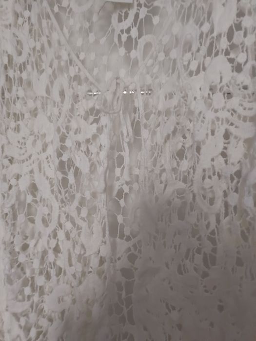 Koronkowa narzutka kardigan boho