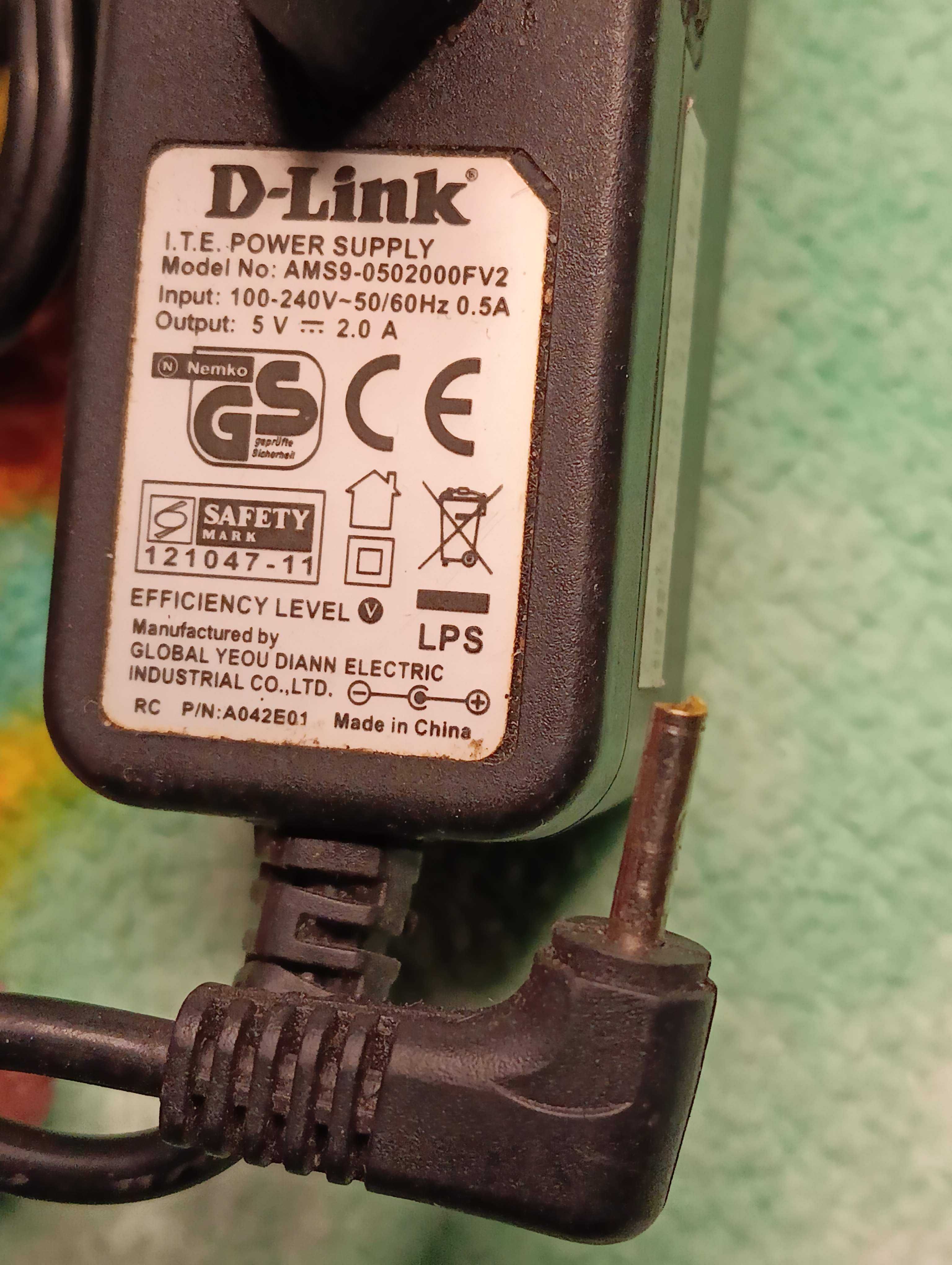 Блок питания живлення 5V 2.0A D-Link AMS9-0502000FV2