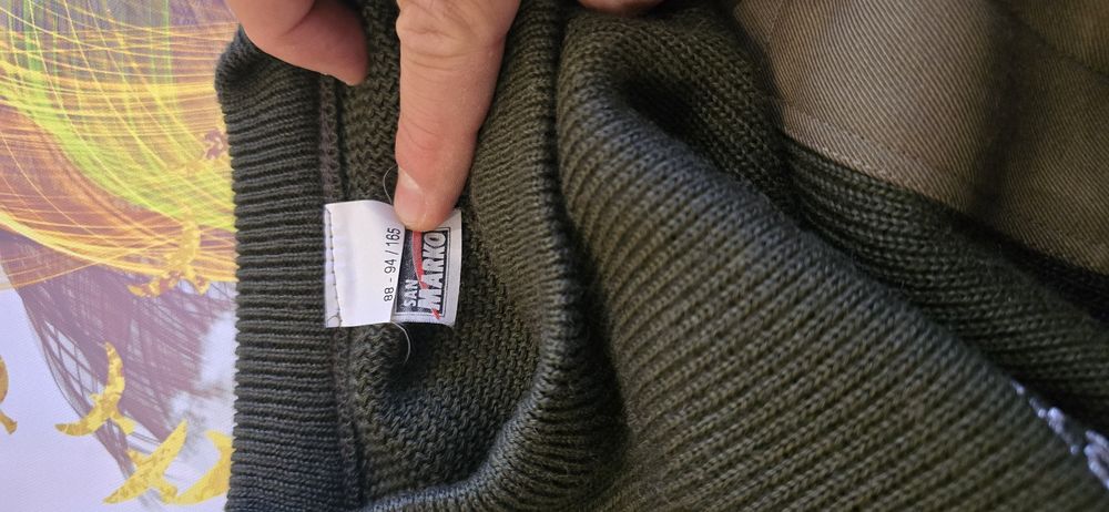 Sweter khaki straż graniczna sg san marko