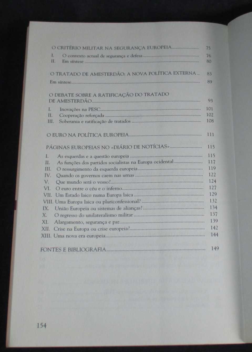Livro A Nova Era Europeia José Medeiros Ferreira