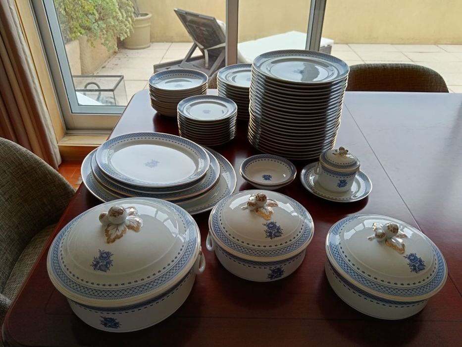 Serviço Jantar Vista Alegre Cozinha Velha