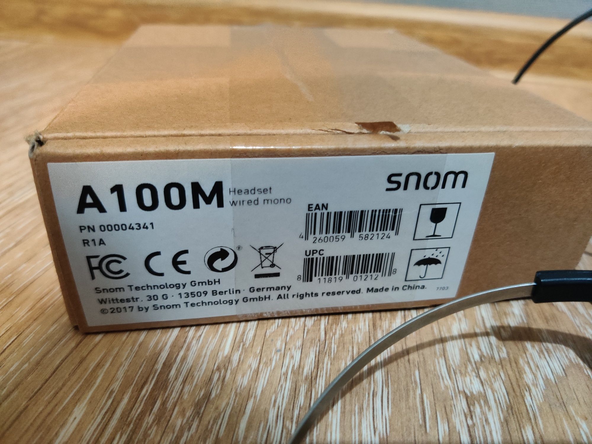 Гарнитура монофоническая Snom A100M