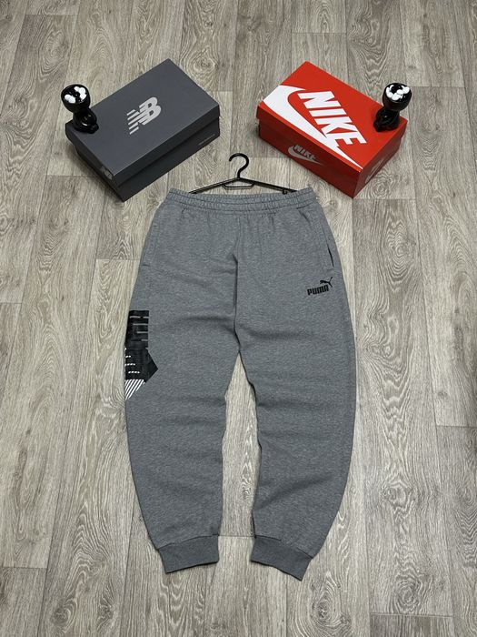 Штаны Puma серого цвета