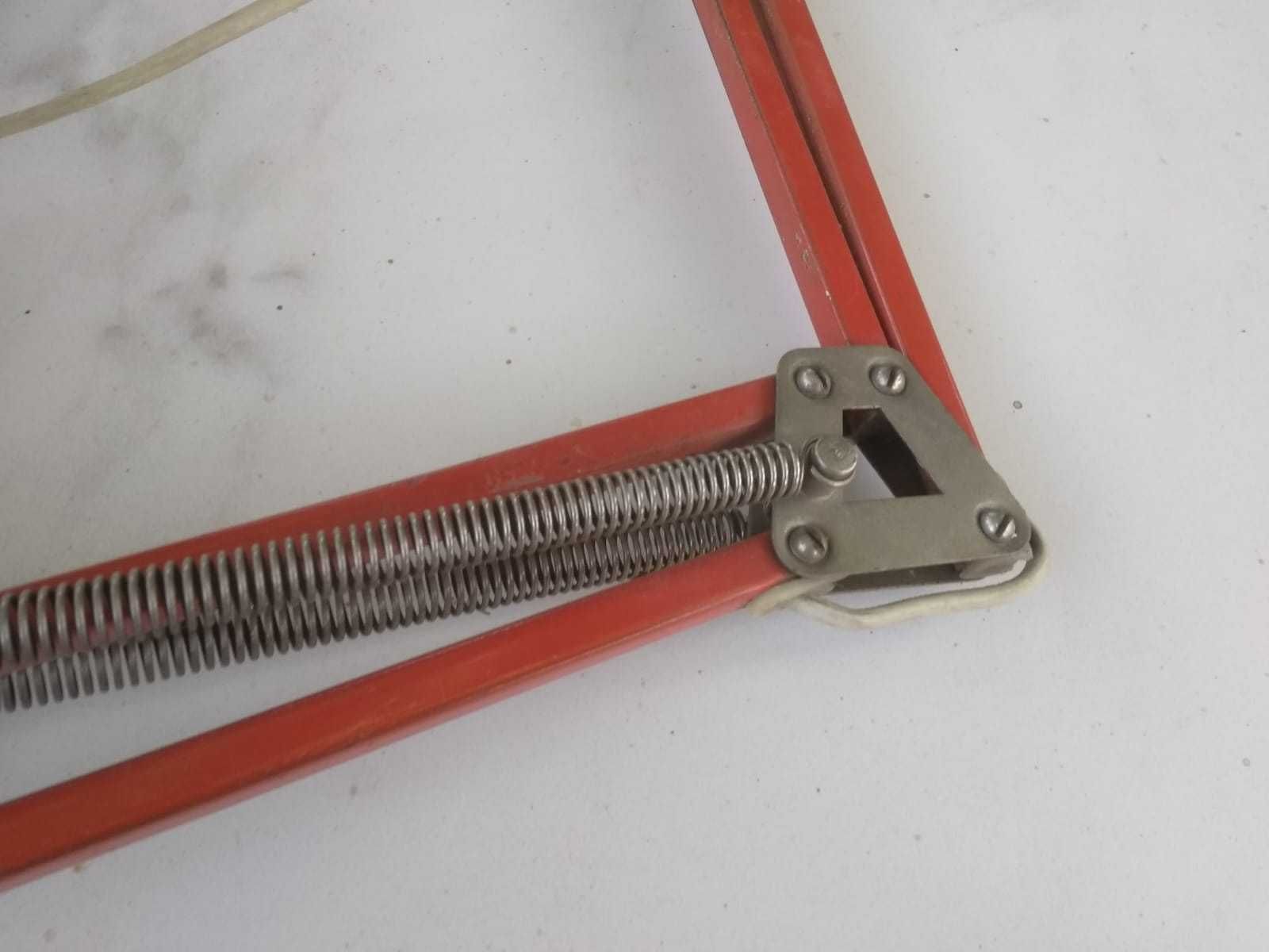 Lampa metalowa regulowana przykręcana warsztat biuro maszyny