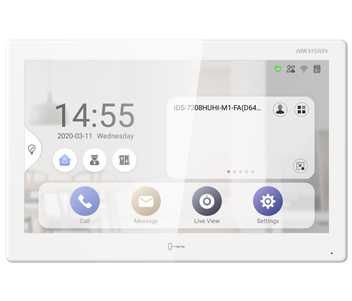 10" IP Wi-Fi видеодомофон Hikvision DS-KH9510-WTE1(B) с Android