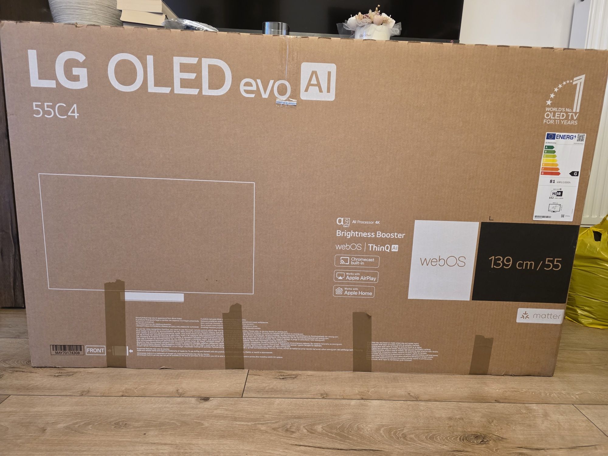 Telewizor LG 55C45LAOLED EVO4K144HzWEBOS Gwarancja