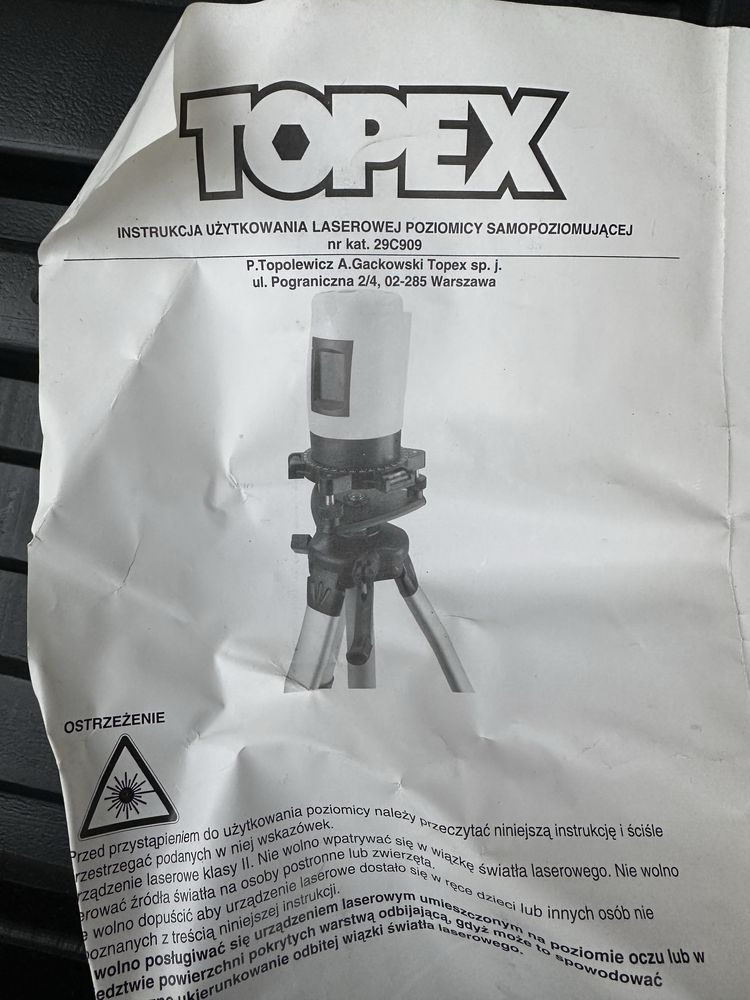 Лазерный уровень Topex (под ремонт)
