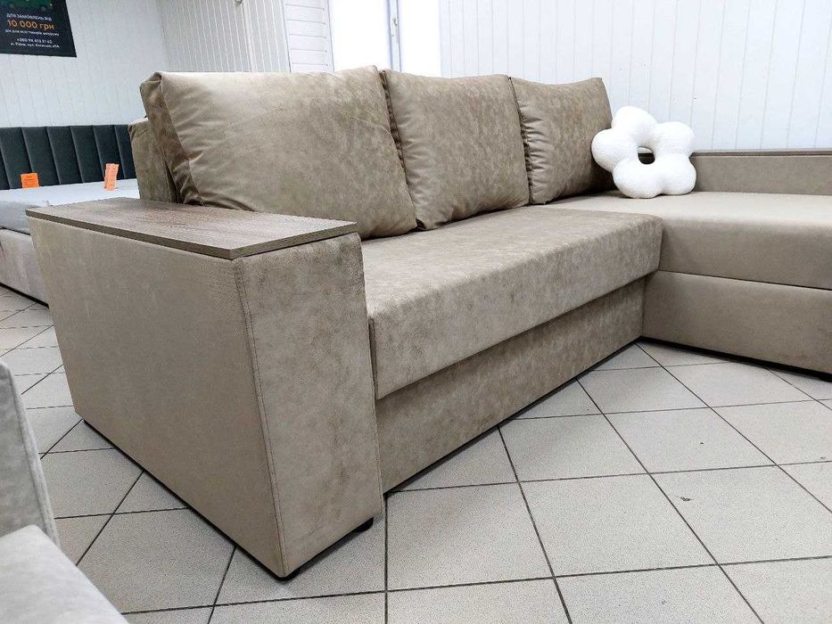 Кутовий диван з ортопедичним наповненням для щоденного сну