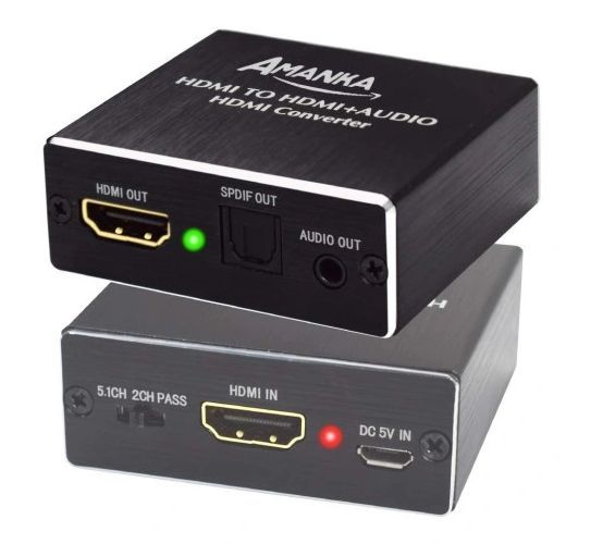 amanka 4k hdmi audio extractor konwerter vv