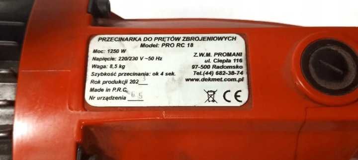 Nożyce elektryczne PROMANI PRORC18