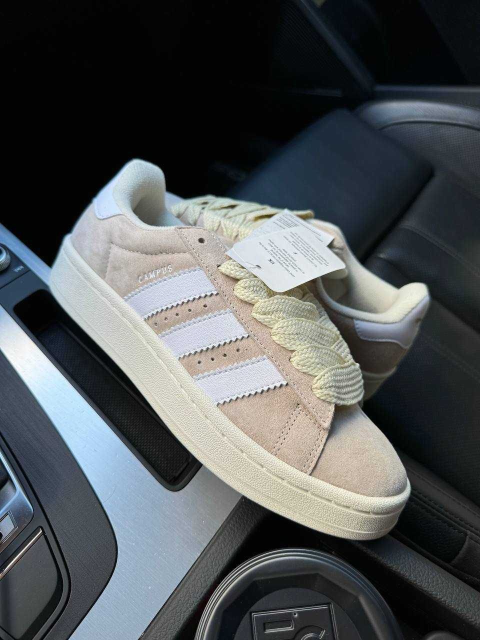 Жіночі кросівки Adidas Campus бежевий AS059 ТОП КРОСИ