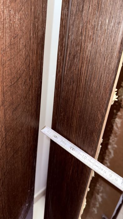 Drzwi Drewniane wewnętrzne 80cm ciężkie brązowe lewe z framugą - 2 szt