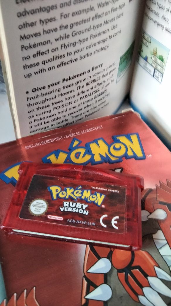 Pokémon Ruby GAMEBOY Advance sp