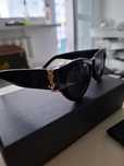 Okulary przeciwsłoneczne Yves Saint Laurent czarne oprawki Cat eye