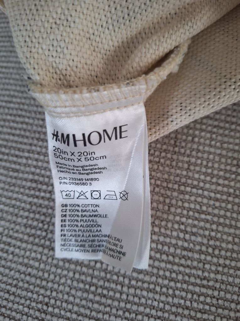 Poszewki H&M Home 50x 50 cm