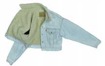Levis Krótka Jeansowa Kurtka Damska Sherpa The Trucker S