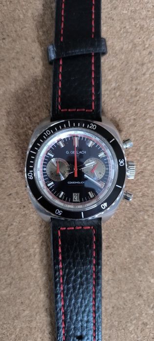Polski zegarek G.Gerlach Enigma - limitacja nr 54/69 "Czasoholicy"